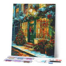 Afbeelding in Gallery-weergave laden, Diamond Painting - Feestelijke Groene Deur