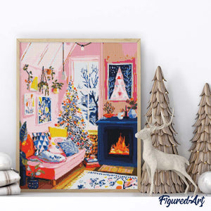 Diamond Painting - Artistiek Feesthoekje