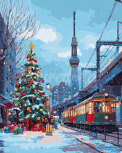 Afbeelding in Gallery-weergave laden, Diamond Painting - Kerst in Tokio