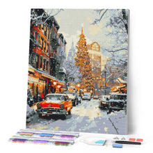Afbeelding in Gallery-weergave laden, Diamond Painting - Winterstraat in New York