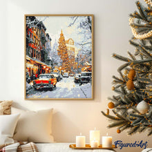 Afbeelding in Gallery-weergave laden, Diamond Painting - Winterstraat in New York