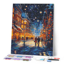 Afbeelding in Gallery-weergave laden, Diamond Painting - Sterrenrijke Kerstwandeling