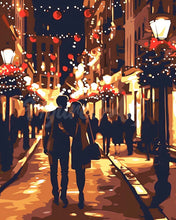 Afbeelding in Gallery-weergave laden, Diamond Painting - Romantische Kerstnacht
