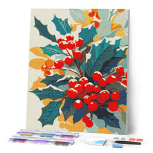 Afbeelding in Gallery-weergave laden, Diamond Painting - Besneeuwde Hulst