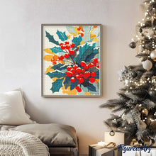 Afbeelding in Gallery-weergave laden, Diamond Painting - Besneeuwde Hulst