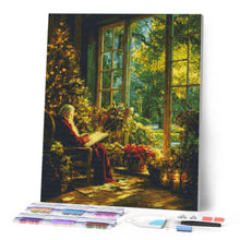 Afbeelding in Gallery-weergave laden, Diamond Painting - Rustig Moment van de Kerstman