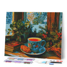 Afbeelding in Gallery-weergave laden, Diamond Painting - Wintermiddagthee
