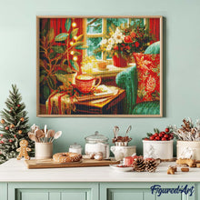 Afbeelding in Gallery-weergave laden, Diamond Painting - Feestelijke Koffiehoek