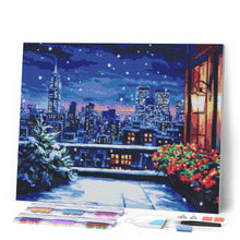Afbeelding in Gallery-weergave laden, Diamond Painting - Winterbalkon