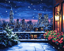 Afbeelding in Gallery-weergave laden, Diamond Painting - Winterbalkon
