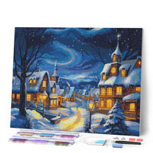 Afbeelding in Gallery-weergave laden, Diamond Painting - Sterrenkerstdorp