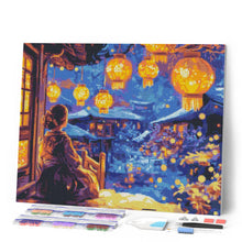Afbeelding in Gallery-weergave laden, Diamond Painting - Lantaarnfestival Nacht