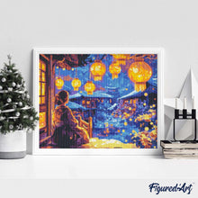 Afbeelding in Gallery-weergave laden, Diamond Painting - Lantaarnfestival Nacht