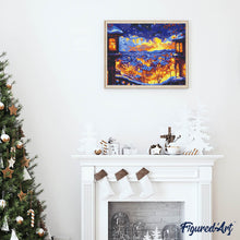 Afbeelding in Gallery-weergave laden, Diamond Painting - Verlichte Winternacht