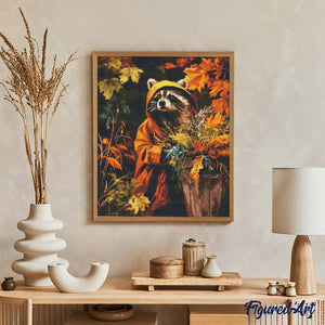 Diamond Painting - Wasbeer in regenjas