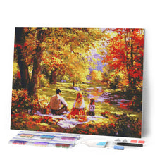 Afbeelding in Gallery-weergave laden, Diamond Painting - Herfstpicknick met familie
