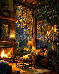 Diamond Painting - Gezellige herfstavond