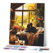 Afbeelding in Gallery-weergave laden, Diamond Painting - Herfstige ochtendknuffel