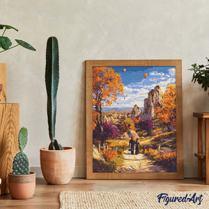 Diamond Painting - Romantische herfst in Cappadocië