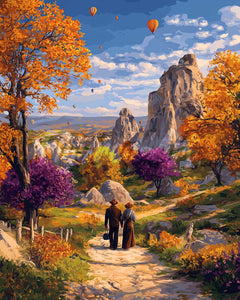 Diamond Painting - Romantische herfst in Cappadocië