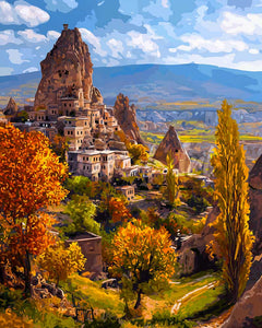 Diamond Painting - Rotskasteel Cappadocië