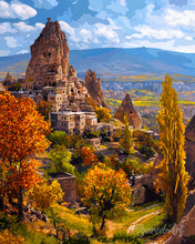Afbeelding in Gallery-weergave laden, Diamond Painting - Rotskasteel Cappadocië