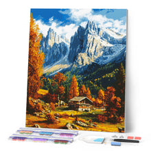 Afbeelding in Gallery-weergave laden, Diamond Painting - Herfst in de Dolomieten
