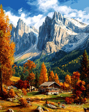 Afbeelding in Gallery-weergave laden, Diamond Painting - Herfst in de Dolomieten