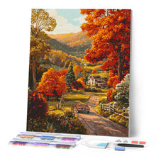 Afbeelding in Gallery-weergave laden, Diamond Painting - Landweg in de herfst