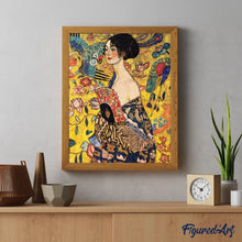 Afbeelding in Gallery-weergave laden, Diamond Painting - Dame met waaier - Klimt
