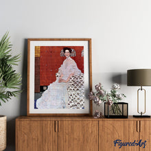 Afbeelding in Gallery-weergave laden, Diamond Painting - Portret van Fritza Riedler - Klimt