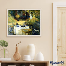 Afbeelding in Gallery-weergave laden, Diamond Painting - Het ontbijt in de tuin - Monet