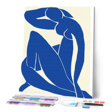 Afbeelding in Gallery-weergave laden, Diamond Painting - Blauwe naakt II - Matisse