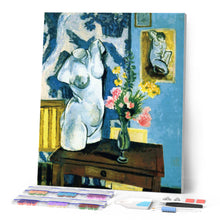 Afbeelding in Gallery-weergave laden, Diamond Painting - Gipsen torso met bloemenboeket - Matisse