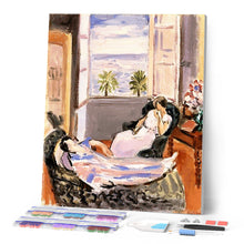 Afbeelding in Gallery-weergave laden, Diamond Painting - Interieur met twee figuren, open raam - Matisse