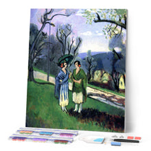 Afbeelding in Gallery-weergave laden, Diamond Painting - Gesprek onder de olijfbomen - Matisse