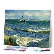 Afbeelding in Gallery-weergave laden, Diamond Painting - Il Mare a Les Saintes Maries - Van Gogh