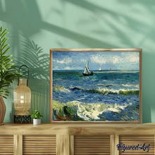 Afbeelding in Gallery-weergave laden, Diamond Painting - Il Mare a Les Saintes Maries - Van Gogh