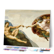 Afbeelding in Gallery-weergave laden, Diamond Painting - De schepping van Adam - Michelangelo