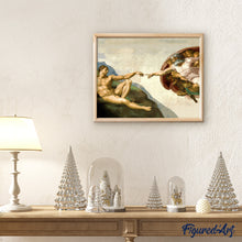 Afbeelding in Gallery-weergave laden, Diamond Painting - De schepping van Adam - Michelangelo