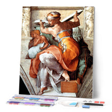 Afbeelding in Gallery-weergave laden, Diamond Painting - De Libische Sibille - Michelangelo