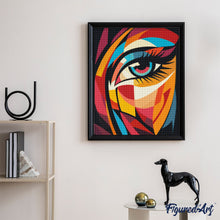 Afbeelding in Gallery-weergave laden, Diamond Painting - Gedurfd Abstract Oog