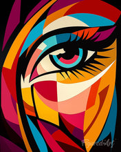 Afbeelding in Gallery-weergave laden, Diamond Painting - Gedurfd Abstract Oog