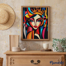 Afbeelding in Gallery-weergave laden, Diamond Painting - Gedurfd Abstract Koningin