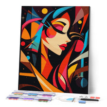 Afbeelding in Gallery-weergave laden, Diamond Painting - Gedurfd Abstract Kosmisch Meisje