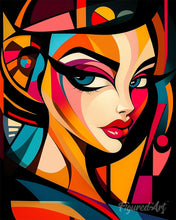 Afbeelding in Gallery-weergave laden, Diamond Painting - Gedurfd Abstract Glamour Gezicht