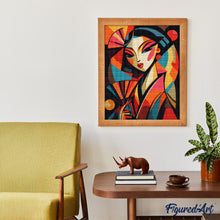 Afbeelding in Gallery-weergave laden, Diamond Painting - Gedurfd Abstract Geisha