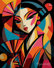 Afbeelding in Gallery-weergave laden, Diamond Painting - Gedurfd Abstract Geisha