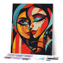 Afbeelding in Gallery-weergave laden, Diamond Painting - Gedurfd Abstract Twee Dames