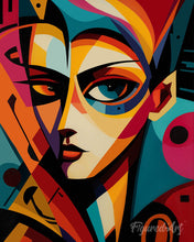 Afbeelding in Gallery-weergave laden, Diamond Painting - Gedurfd Abstract Portret